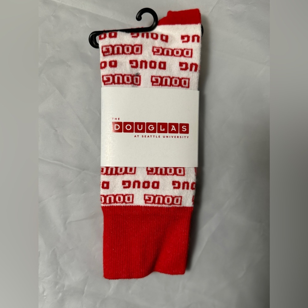 NEW SOCK CLUB SOCKS (novelty, socks in red and white)